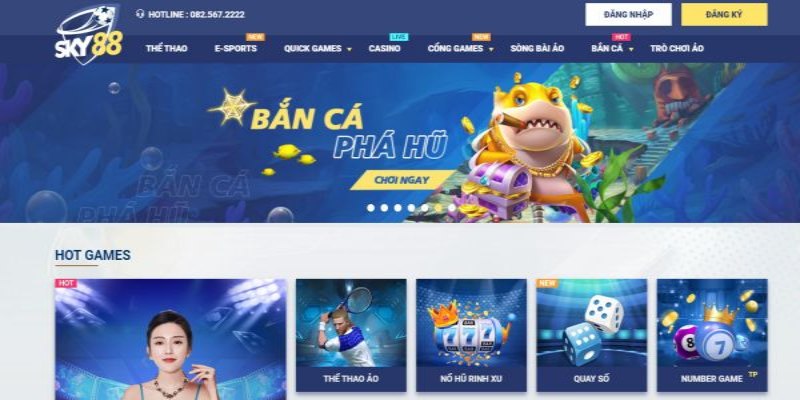 Game bắn cá SKY88 sẽ đưa người chơi vào trải nghiệm hấp dẫn